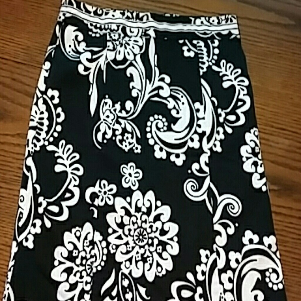 ERIN LONDON Skirt black and white